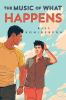 Book cover for "The music of what happens"